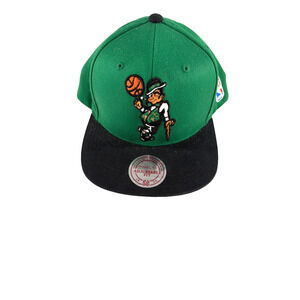 Mitchell & Ness Boston Celtics Snapback Hat Kelly Green NBA Cap Adjustable New